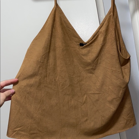 Forever 21 Camel Suede Tank Top in Size XL - Picture 5 of 5